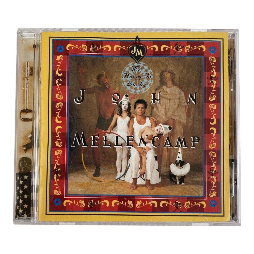 John Mellencamp: Mr. Happy Go Lucky (CD, 1996‎ Mercury) Heartland, Roots Rock